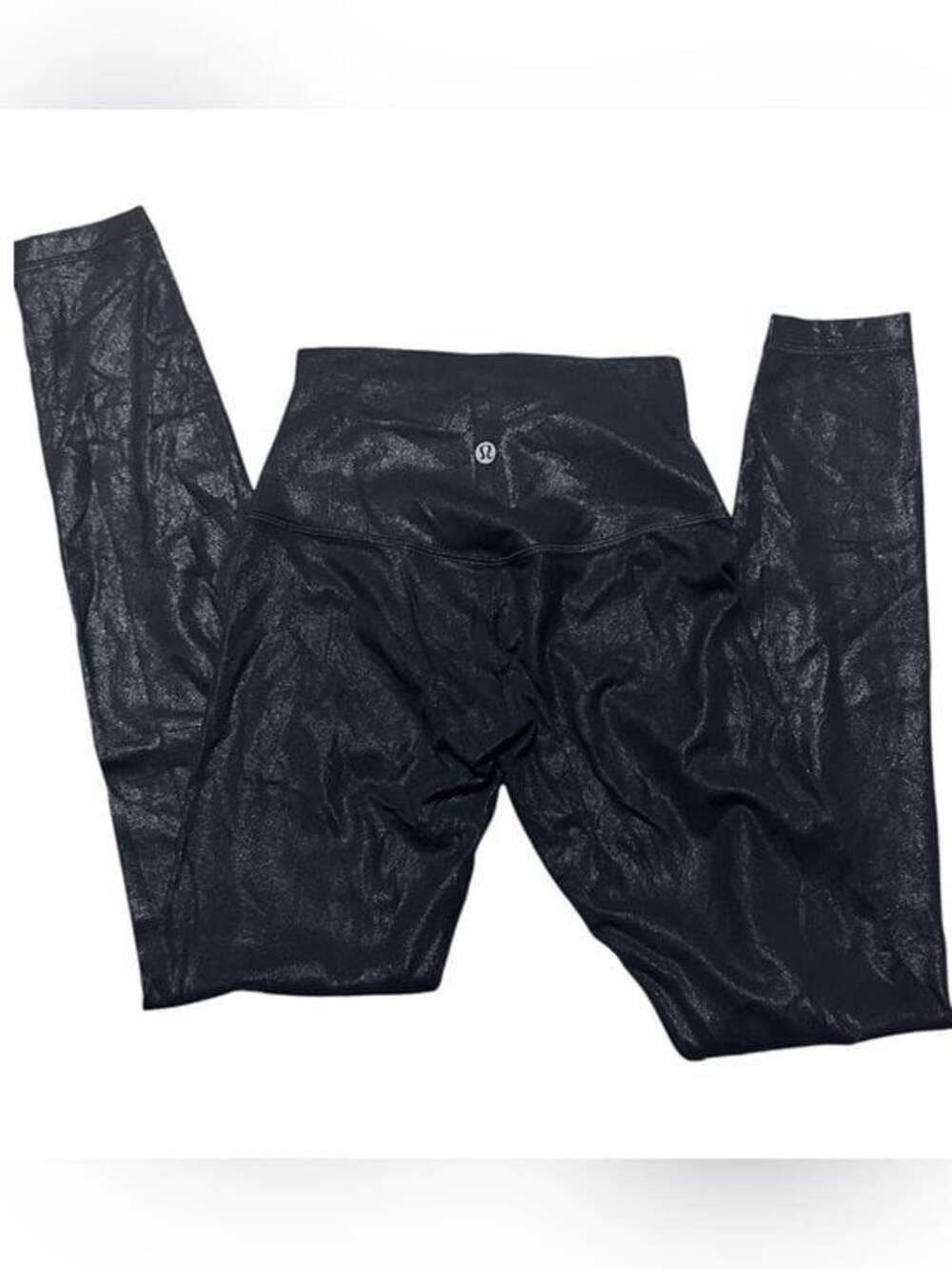 lululemon athletica Shiny Black High-Rise Leggings